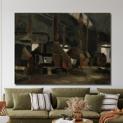 Interno Nikolai Triik ntr9 quadro stampato su tela