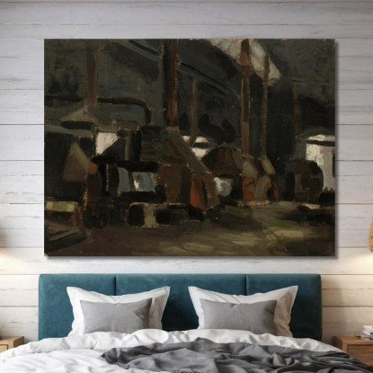 Interno Nikolai Triik ntr9 quadro stampato su tela