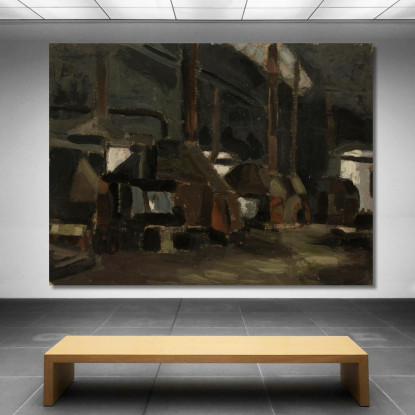 Interno Nikolai Triik ntr9 quadro stampato su tela