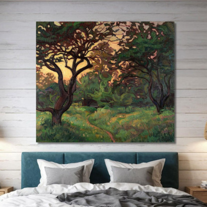 Vecchio Giardino Nikolai Triik ntr30 quadro stampato su tela