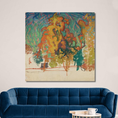 Alberi Autunnali Nikolai Triik ntr44 quadro stampato su tela