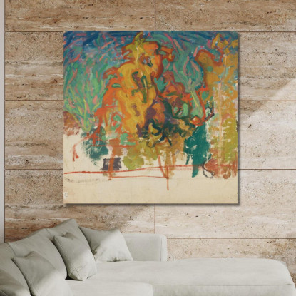 Alberi Autunnali Nikolai Triik ntr44 quadro stampato su tela