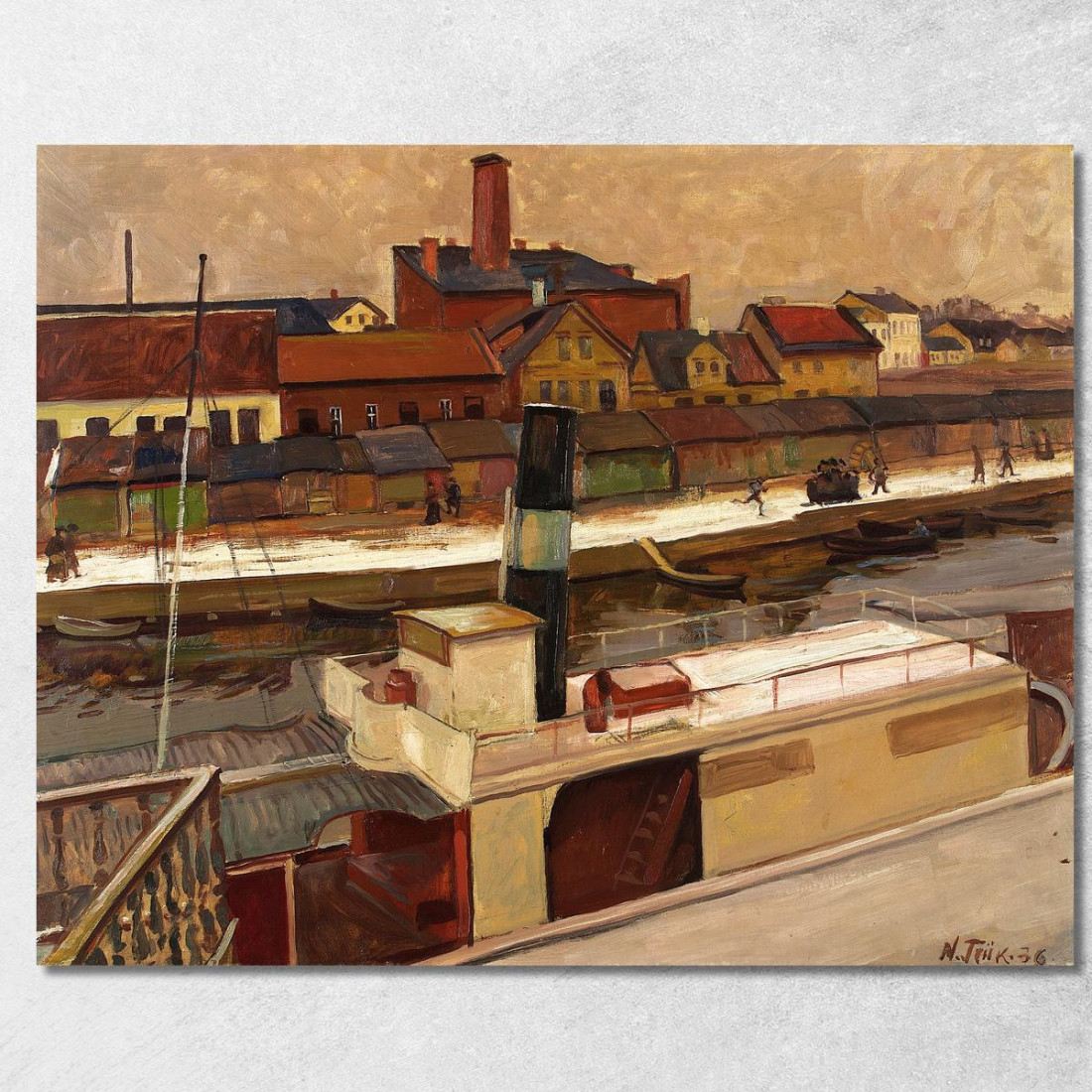 Vista Tartu Nikolai Triik ntr46 quadro stampato su tela