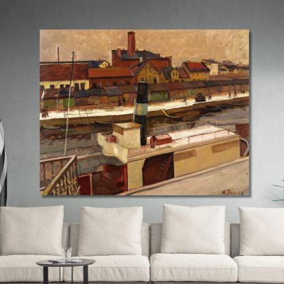 Vista Tartu Nikolai Triik ntr46 quadro stampato su tela