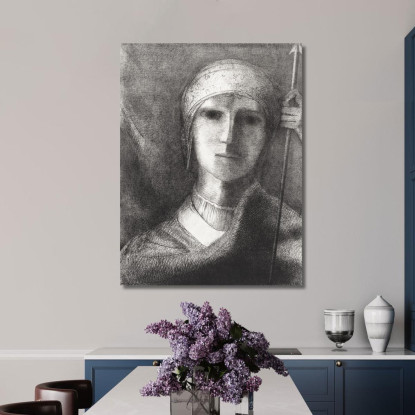 Parsifal Odilon Redon ord54 quadro stampato su tela