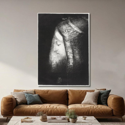 Profilo Di Luce Odilon Redon ord58 quadro stampato su tela