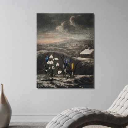 I Bucaneve Del Tempio Di Flora Robert John Thornton rjt30 quadro stampato su tela