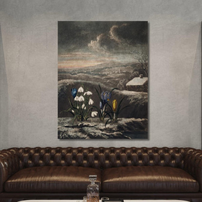 I Bucaneve Del Tempio Di Flora Robert John Thornton rjt30 quadro stampato su tela