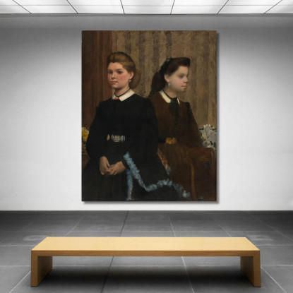 Le Sorelle Bellelli (Giovanna E Giuliana Bellelli) Edgar Degas edg260 quadro stampato su tela
