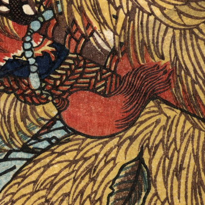 Yang Lin Kinhyoshi Yorin Utagawa Kuniyoshi ukn47 quadro stampato su tela