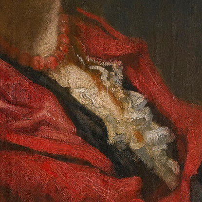 Anita Bartle Lo Scialle Rosso William Orpen wrp1 quadro stampato su tela