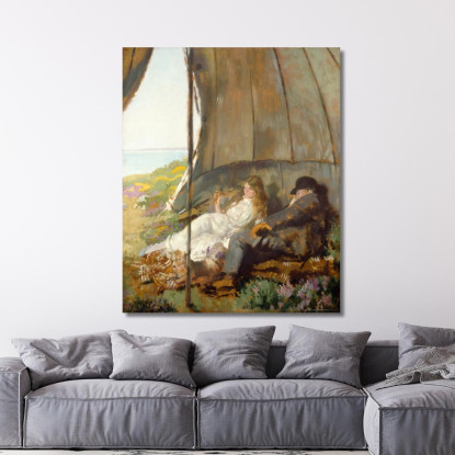 Guardando Il Mare William Orpen wrp13 quadro stampato su tela