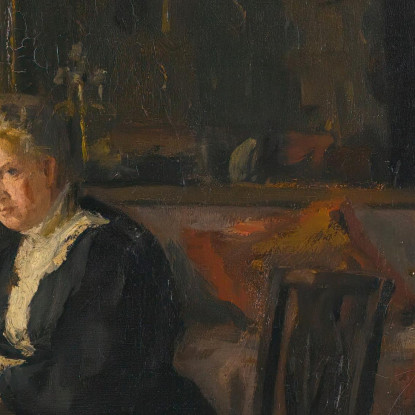 Ritratto Interno Louisa Caroline Elizabeth Hamilton William Orpen wrp20 quadro stampato su tela