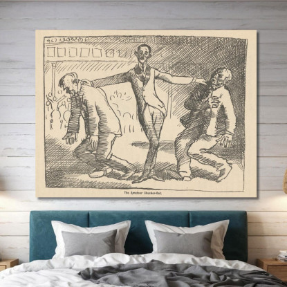 Il Dilettante Che Molla William Orpen wrp34 quadro stampato su tela