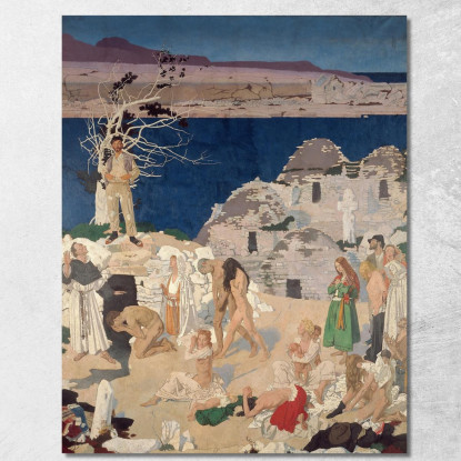 Il Pozzo Sacro William Orpen wrp37 quadro stampato su tela