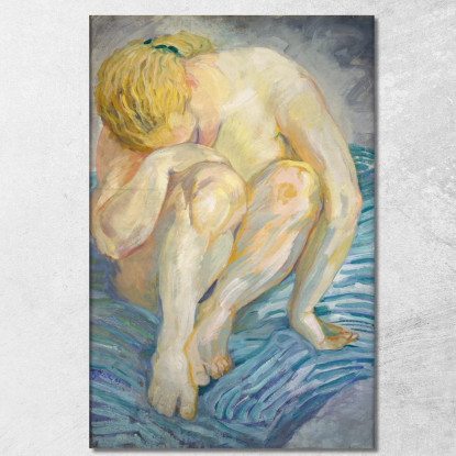 Studia Il Nudo Femminile Franz Marc fmr47 quadro stampato su tela