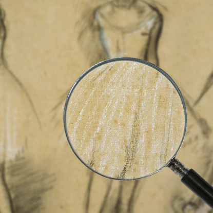 Tre Studi Di Una Ballerina In Quarta Posizione Edgar Degas edg277 quadro stampato su tela