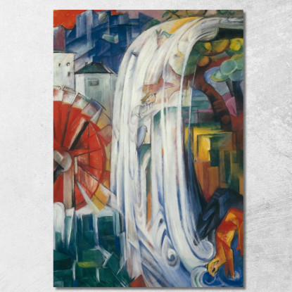 Il Mulino Stregato Franz Marc fmr105 quadro stampato su tela