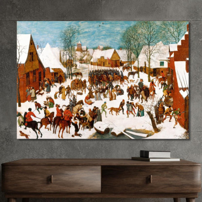 Strage Degli Innocenti Pieter Bruegel pbr13 quadro stampato su tela