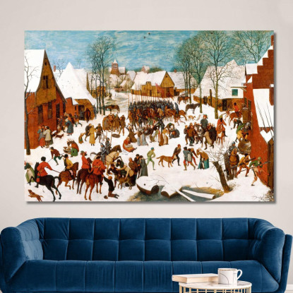 Strage Degli Innocenti Pieter Bruegel pbr13 quadro stampato su tela
