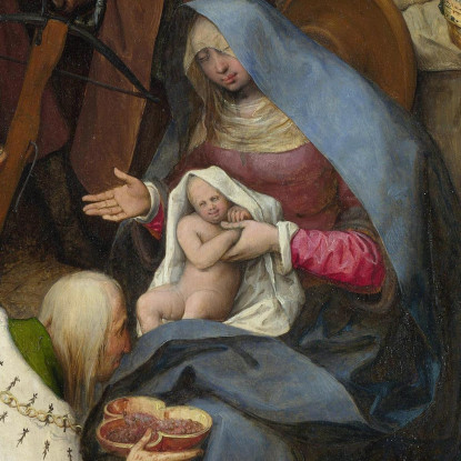 L'Adorazione Dei Magi 1564 Pieter Bruegel pbr15 quadro stampato su tela