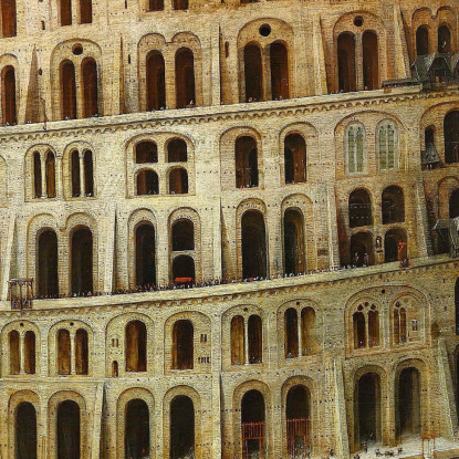 La Torre Di Babele Pieter Bruegel pbr18 quadro stampato su tela