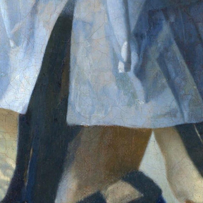 Giovane Donna Con Una Brocca D'Acqua Jan Vermeer jvr37 quadro stampato su tela