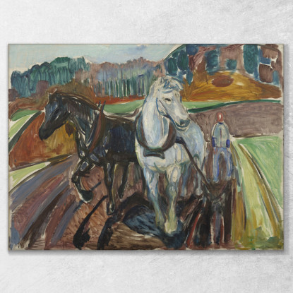 Aratura Autunnale Edvard Munch em57 quadro stampato su tela