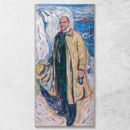 Christian Gierlöff Autore Edvard Munch em81 quadro stampato su tela