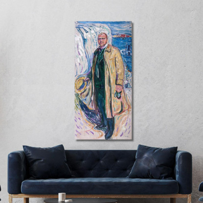 Christian Gierlöff Autore Edvard Munch em81 quadro stampato su tela