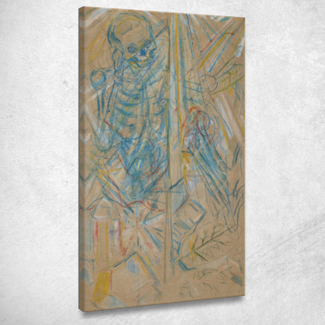 Morte E Cristallizzazione Edvard Munch em88 quadro stampato su tela