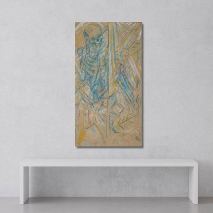Morte E Cristallizzazione Edvard Munch em88 quadro stampato su tela