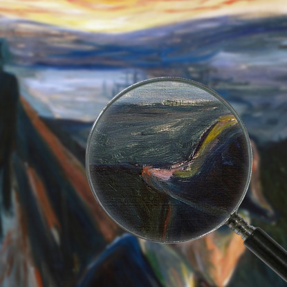 Disperazione 2 Edvard Munch em93 quadro stampato su tela