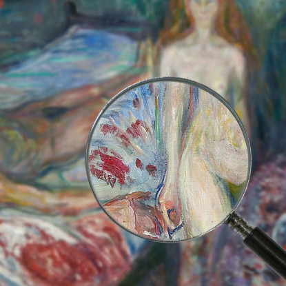 La Morte Di Marat 1907 Edvard Munch em103 quadro stampato su tela