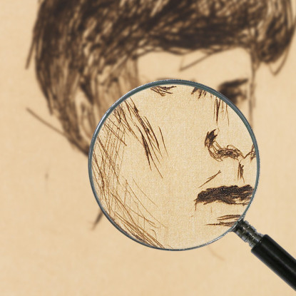 Frauenkopf Edvard Munch em120 quadro stampato su tela