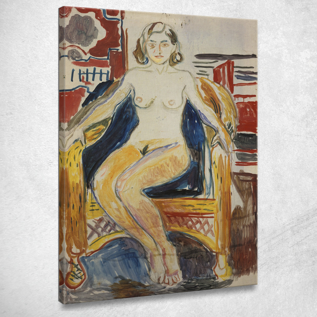 Ragazza Del Nordland Edvard Munch em129 quadro stampato su tela