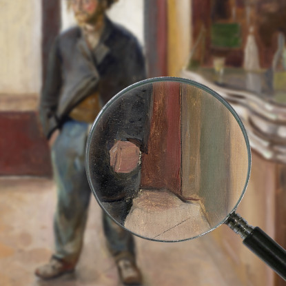 Nella Taverna Edvard Munch em149 quadro stampato su tela