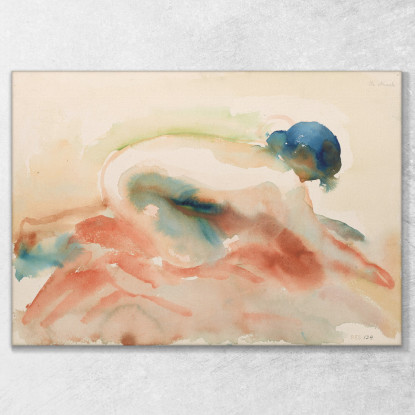 Atto Femminile In Ginocchio Edvard Munch em164 quadro stampato su tela