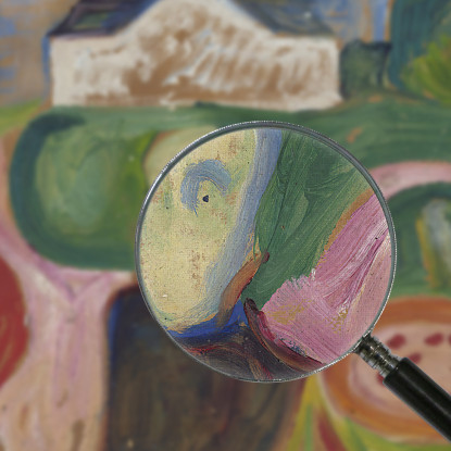 Proprietario Terriero Nel Parco Edvard Munch em173 quadro stampato su tela