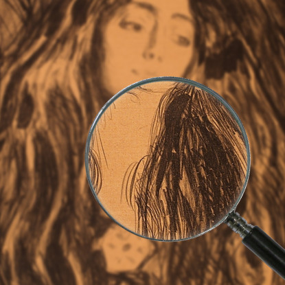 Madonna La Spilla. Eva Mudocci Edvard Munch em179 quadro stampato su tela