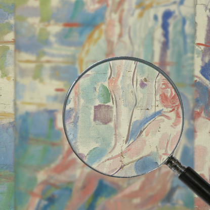 Gli Uomini Si Sono Rivolti Verso Il Sole Edvard Munch em197 quadro stampato su tela