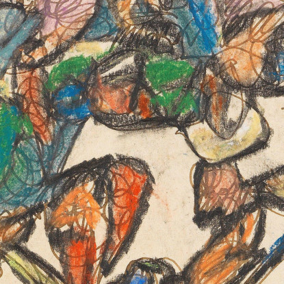 Giungla Leggera Adolf Hölzel ahl34 quadro stampato su tela