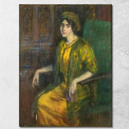 Laura Dreyfus Barney Alice Pike Barney apb57 quadro stampato su tela