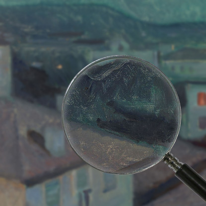 Notte A Nizza Edvard Munch em228 quadro stampato su tela