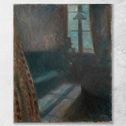 Notte A Saint-Cloud Edvard Munch em229 quadro stampato su tela