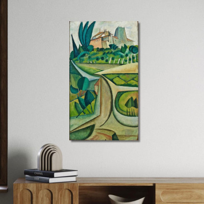 Paesaggio Di Manhufe Amadeo de Souza-Cardoso asc11 quadro stampato su tela