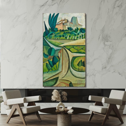 Paesaggio Di Manhufe Amadeo de Souza-Cardoso asc11 quadro stampato su tela