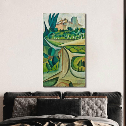 Paesaggio Di Manhufe Amadeo de Souza-Cardoso asc11 quadro stampato su tela