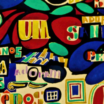 Poesia Di Serrana A Colori Amadeo de Souza-Cardoso asc18 quadro stampato su tela