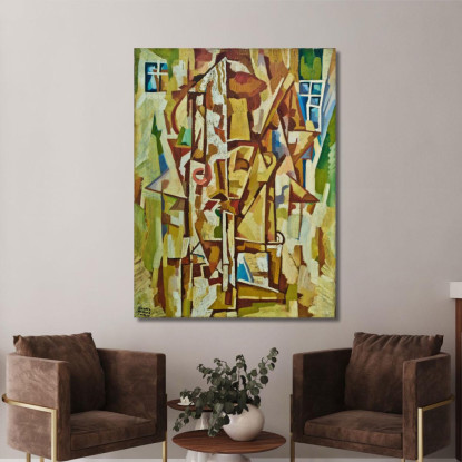 Fumatore Con Bocchino Amadeo de Souza-Cardoso asc20 quadro stampato su tela